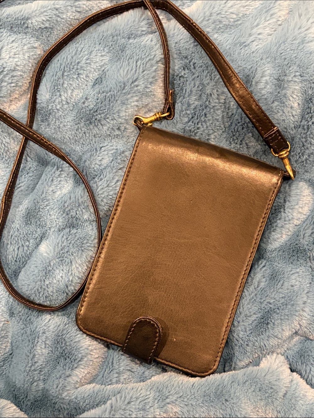 Hobo black leather Crossbody purse, wallet, phone bag place for cards GUC